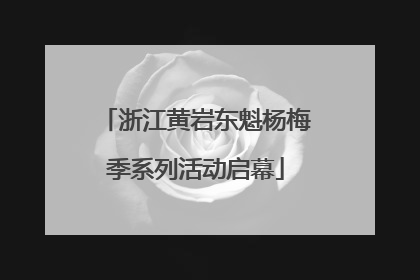 浙江黄岩东魁杨梅季系列活动启幕