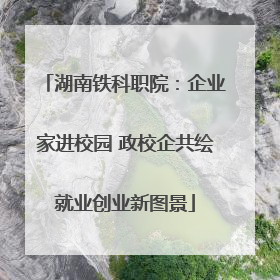 湖南铁科职院：企业家进校园 政校企共绘就业创业新图景