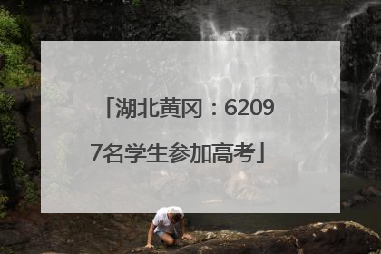 湖北黄冈：62097名学生参加高考