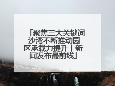 聚焦三大关键词 沙湾不断推动园区承载力提升丨新闻发布最前线