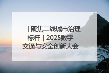聚焦二线城市治理标杆｜2025数字交通与安全创新大会在保定隆重开幕