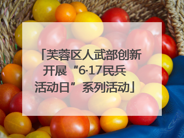 芙蓉区人武部创新开展“6·17民兵活动日”系列活动