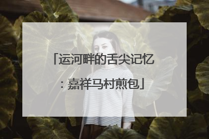 运河畔的舌尖记忆：嘉祥马村煎包