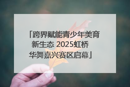 跨界赋能青少年美育新生态 2025虹桥华舞嘉兴赛区启幕