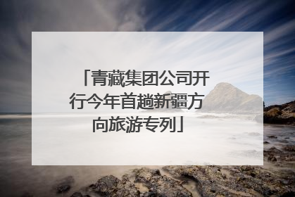 青藏集团公司开行今年首趟新疆方向旅游专列