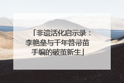 非遗活化启示录：李艳垒与千年笤帚苗手编的破茧新生