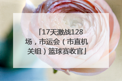 17天激战128场，市运会（市直机关组）篮球赛收官