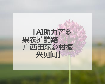 AI助力芒乡果农扩销路——广西田东乡村振兴见闻