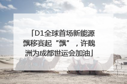 D1全球首场新能源飘移赛起“飘”，许魏洲为成都世运会加油