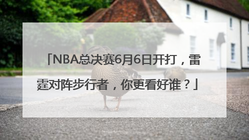 NBA总决赛6月6日开打，雷霆对阵步行者，你更看好谁？